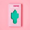 3INA Cactus Cleanser - Makeup Brush Cleaner Pad - Easy Brush Wash - Flexible Silicone Make Up Remover Mat with Ridges to Strip Away Residue - 1 pc view 2