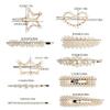 12PCS Elegant Hairpins Hair Accessory Artificial Pearl Gold Alloy Barrettes Hair Clip Bobby Pins - Women Lady Fashion Sweet Side Clip Hairpin for Wedding Bridal (C#) view 2