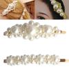12PCS Elegant Hairpins Hair Accessory Artificial Pearl Gold Alloy Barrettes Hair Clip Bobby Pins - Women Lady Fashion Sweet Side Clip Hairpin for Wedding Bridal (C#) view 3