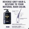 MARO17 Black+ Shampoo - Mens Shampoo for Gray Hair Reversal - Sulfate Free + DHT Blocker, Royal Jelly & Collagen for Thicker, Darker Hair - Protects Follicles, Promotes Growth, & Prevents Greying view 2