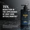 MARO17 Black+ Shampoo - Mens Shampoo for Gray Hair Reversal - Sulfate Free + DHT Blocker, Royal Jelly & Collagen for Thicker, Darker Hair - Protects Follicles, Promotes Growth, & Prevents Greying view 3