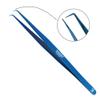 90 Angular Volume Tweezers (Blue Titanium Coated.) view 2