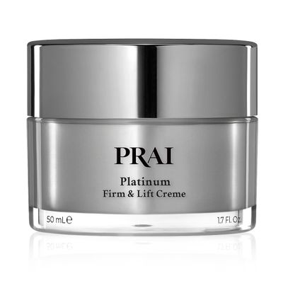 PRAI Beauty Platinum Firm and Lift Creme, Firming and Hydrating Face Moisturizer for Dry Skin and All Skin Types, Face Moisturizer for Skin Firming and Lifting, 1.7 Oz