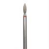 NashlyNails E-File Nail Drill bit for Manicure and Pedicure, Russian Electric File bits, Diamond, Flame (Drop) with a Rounded tip 023, Soft grit, Non Painful Efile view 1