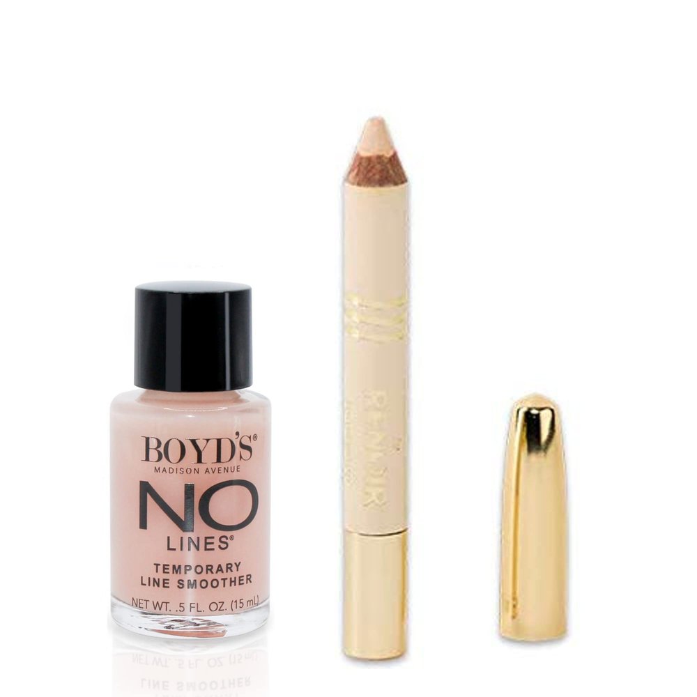 Boyd's Cosmetics NYC- No Lines Temporary Wrinkle Remover with our Miracle Concealer Pencil