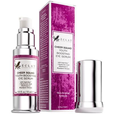 Eclat Skincare Eye Serum with Hyaluronic Acid - Hydrating Formula for Wrinkles, Fine Lines, Crows Feet & Eye Bags  Lightweight Serum for Dark Circles and Puffiness  Firming & Brightening 0.5 fl oz
