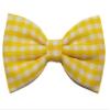 EmilyRose Couture Gingham Hair Bows (Alligator Clip, Yellow) view 1
