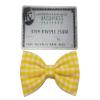 EmilyRose Couture Gingham Hair Bows (Alligator Clip, Yellow) view 2