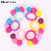 1000pcs Hair Accessories Mini Braid Plaits Elastic Tie Band Ponytail Holder Elastic Rubber Clear White Accessories Girl view 2