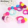 1000pcs Hair Accessories Mini Braid Plaits Elastic Tie Band Ponytail Holder Elastic Rubber Clear White Accessories Girl view 3