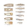 12PCS Elegant Hairpins Hair Accessory Artificial Pearl Gold Alloy Barrettes Hair Clip Bobby Pins - Women Lady Fashion Sweet Side Clip Hairpin for Wedding Bridal (A#) view 2
