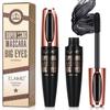 2 Pack Mascara Black Volume and Length, Natural Waterproof Smudge-Proof 4D Silk Fiber Lash Mascara Long-Lasting, Adds Length, Depth & Glamour Effortlessly view 1