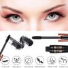 2 Pack Mascara Black Volume and Length, Natural Waterproof Smudge-Proof 4D Silk Fiber Lash Mascara Long-Lasting, Adds Length, Depth & Glamour Effortlessly view 2