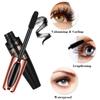 2 Pack Mascara Black Volume and Length, Natural Waterproof Smudge-Proof 4D Silk Fiber Lash Mascara Long-Lasting, Adds Length, Depth & Glamour Effortlessly view 4