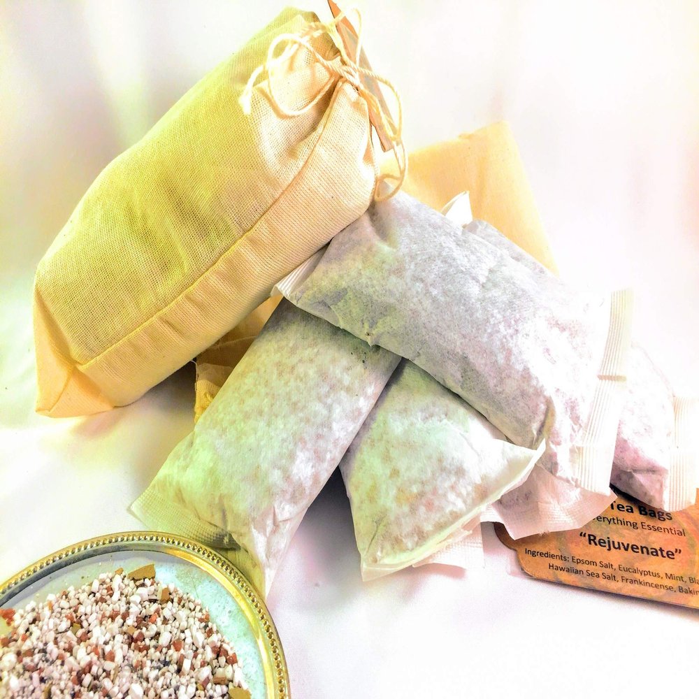 Handmade Tub Tea Bags (5): Rejuvenate