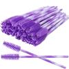 300 Pack Mascara Wands Disposable Eyelash Brush for Extensions Lash Applicators Tool Kit, Deep Purple view 1