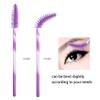 300 Pack Mascara Wands Disposable Eyelash Brush for Extensions Lash Applicators Tool Kit, Deep Purple view 4