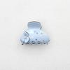 Faship Premium Rhinestone Crystal Light Blue Cellulose Acetate Floral Art Deco Hair Claw Clips view 2