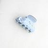 Faship Premium Rhinestone Crystal Light Blue Cellulose Acetate Floral Art Deco Hair Claw Clips view 4
