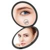 Benbilry Compact Travel Makeup Mirror with 10X Magnification for Purses, 4 Inch Double Sided Portable Folding Small Pocket Mirror Black view 4