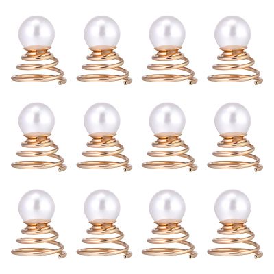 12pcs Spiral Hair Pins Swirl Hair Twists Coils Rhinestone Hair Spiral Jewelry Hair Pin Clip for Wedding Bridal Party Birthday