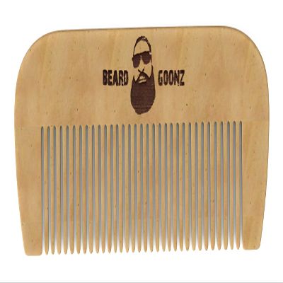 Artisan Peach Wood Beard & Mustache Comb