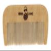 Artisan Peach Wood Beard & Mustache Comb view 1