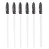 300 Pack Eyelash Mascara Wands Disposable Lash Brushes for Extensions Makeup Brush Applicators Tool Kit, White/Black view 4