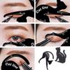 Barhunkft(TM) 2Pcs Cat Line Pro Eye Makeup Tool Eyeliner Stencils Template Shaper Model Beauty view 2