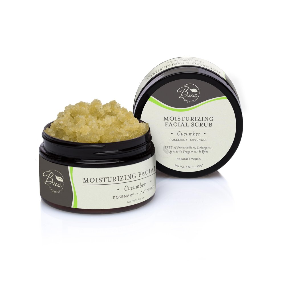 Bua Organics Moisturizing Facial Scrub 5 oz