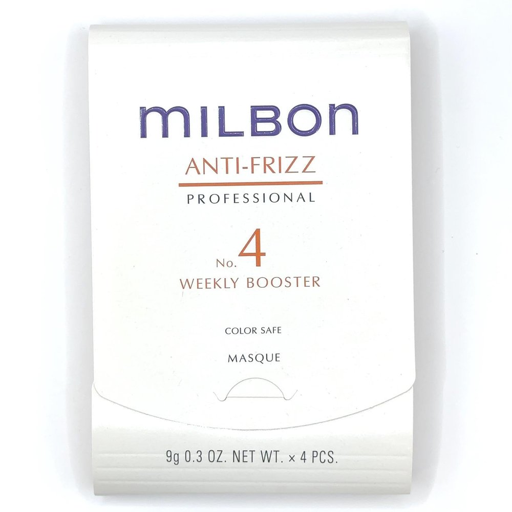 No.4 Weekly Booster Anti-frizz Treatment 4 Count, 0.3oz Each
