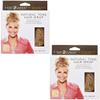 Christie Brinkey Hair Wrap (Pair of 2) - Color HT25 Med Golden Blonde - Natural Tone6" Shoulder Length Official Heat Friendly Synthetic Textured Hairpiece Fun Bun Chignon Pedazo Envoltura de cabello view 1
