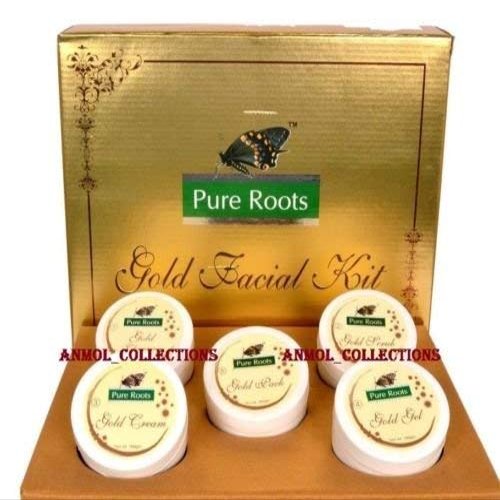 CYOIDAI finaldeals Pure Roots Herbal Gold Facial kit 100 Gram Facial Skin Care Beauty Kit Set Skin Care