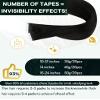 RUNATURE Tape in Hair Extensions Human Hair Natural Black 14 Inch 40g Real Human Hair Tape in Extensions Seamless Tape Ins Human Hair Straight Remy Hair Smooth Texture 20pcs #1B view 4