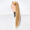 Hairlink 26-28'' Mannequin Head Synthetic Fiber Hair Styling Training Head Dolls for Cosmetology Manikin Maniquins Practice Head with Stand (6611W2720) view 3