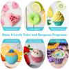 Aofmee Bath Bombs, 6pcs Bubble Bath Bomb for Girls, Handmade Fizzies Bathbombs for Women, Natural Organic Kids Spa Kit, Non Toxic Bath Kit for Teens, Gift Set for Birthday Christmas Easter view 3