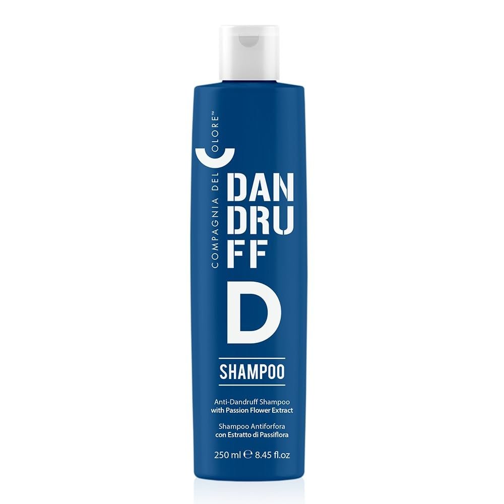Compagnia Del Colore Dandruff Shampoo (Anti-Dandruff Shampoo with Passion Flower Extract- Free Starry Lip Plumping Gloss 10ml (1000 ml/33.8oz)