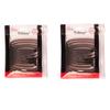 Mia Silkies, Silicone Hair Elastics, Hair Ties for Thick Hair, Women, Teens, Athletes, Girls, Lasts 10 Times Longer Than Rubber Bands -Translucent Black 2pks/20pcs view 2