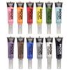 Face & Body Paint with Brush Applicator by Moon Creations - 0.50fl oz - Set of 12 Colours view 1