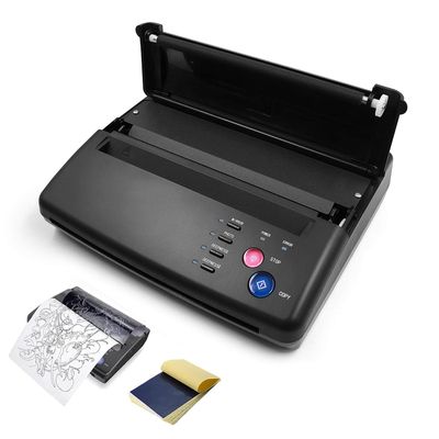 BIOMASER Tattoo Stencil Printer for Tattooing,Tattoo Printer Transfer Stencil Machine Drawing Thermal Maker Copier with 20 Transfer PapersBlack