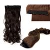 RemeeHi Curly Hair Extensions One Piece 5 Clips in One Piece Fashion for Women Beauty Gift 120g 25cm 26 Inch Per Pack 20# Sunkissed Blonde view 3