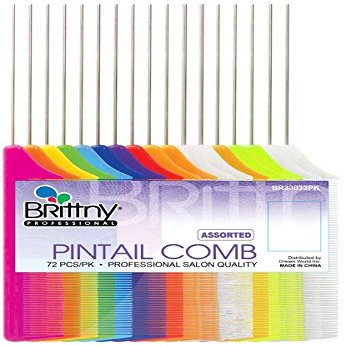 Brittny Bulk Pin Tail Comb 72-piece Pack (Pack of 1)