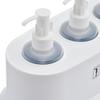 Master Massage Patent Convenient 3-Bottle Automatic Massage Oil Warmer Heater for Salon SPA Massage Body Therapy, White view 2