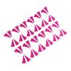 CHICTRY 12 Pairs Cosplay Face Tattoos Waterproof Easy to Apply & Remove Temporary Tattoos Sticker for Women Girls Party Supplies Rose Red One Size view 4