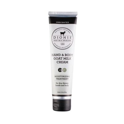 Dionis Goat Milk Hand & Body Cream Unscented 3.3oz (Pack of 1)