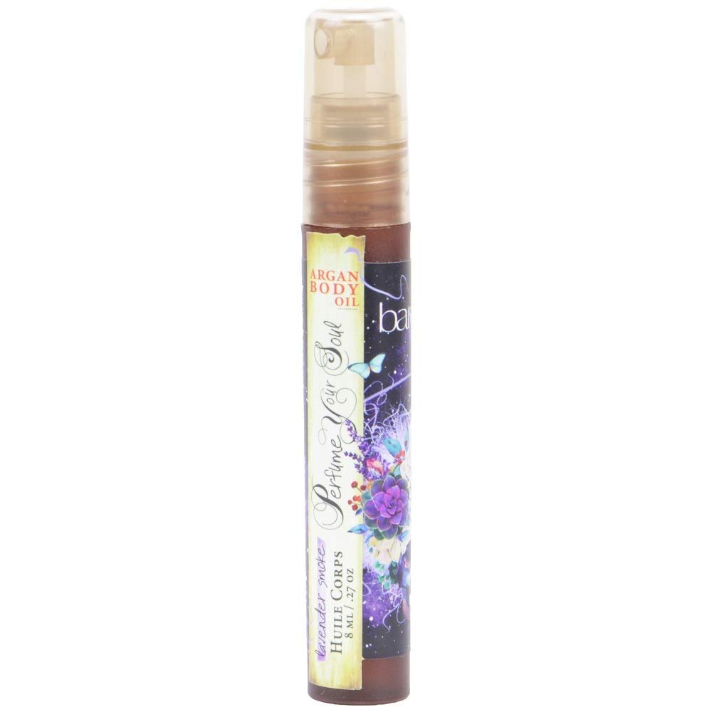 Barefoot Venus Travel Size Mini Argan Body Oil - 8 Milliliters (Lavender Smoke)