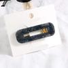 Set of 4 Women Tinfoil Glitter Acetate Hair Clip Duckbill Clip Hairpin Sweet Alligator Hair Clips Side Clip Bangs Clip (C#) view 2