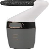 Elle Electric Foot File, 360 Rolling Buffer, Removes Dry Skin & Calluses Safely, Lightweight Perfect Travel Size, Includes Cleaning Brush, Grey