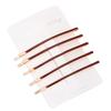 10Pcs Curved Jumbo Bobby Pins Long Metal Hair Clips for Women Teen Girls Hair Decorative (Coffe) view 2