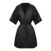 1PC Hair Cutting Salon Cape Hair Salon Nylon Cape Nylon Washing Makepu Comb-Out for cut Styling Makeup (Black) view 1